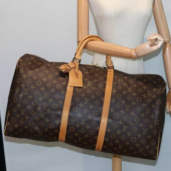 LOUIS VUITTON Monogram Keepall 60 Boston Bag - Picture 1 of 15